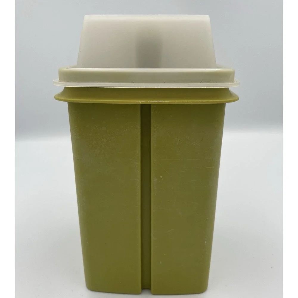 Vintage Tupperware Pickle Pepper Keeper Olive Avocado Green Deli 3 Piece - Picture 3 of 16